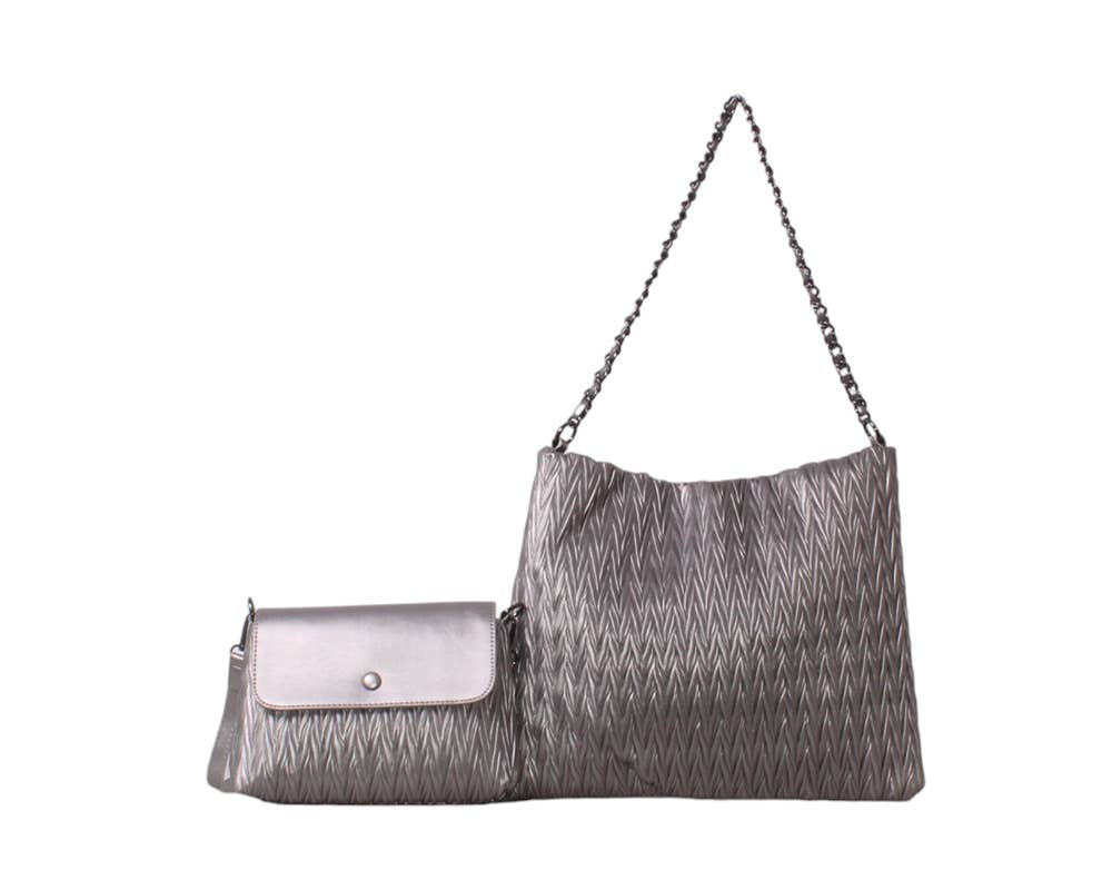 MIA LAROUGE - Wholesale Shoulder Bag - Women's - DOUBLE BAG, WITH TOILETRY BAG. NEW COLLECTION.3