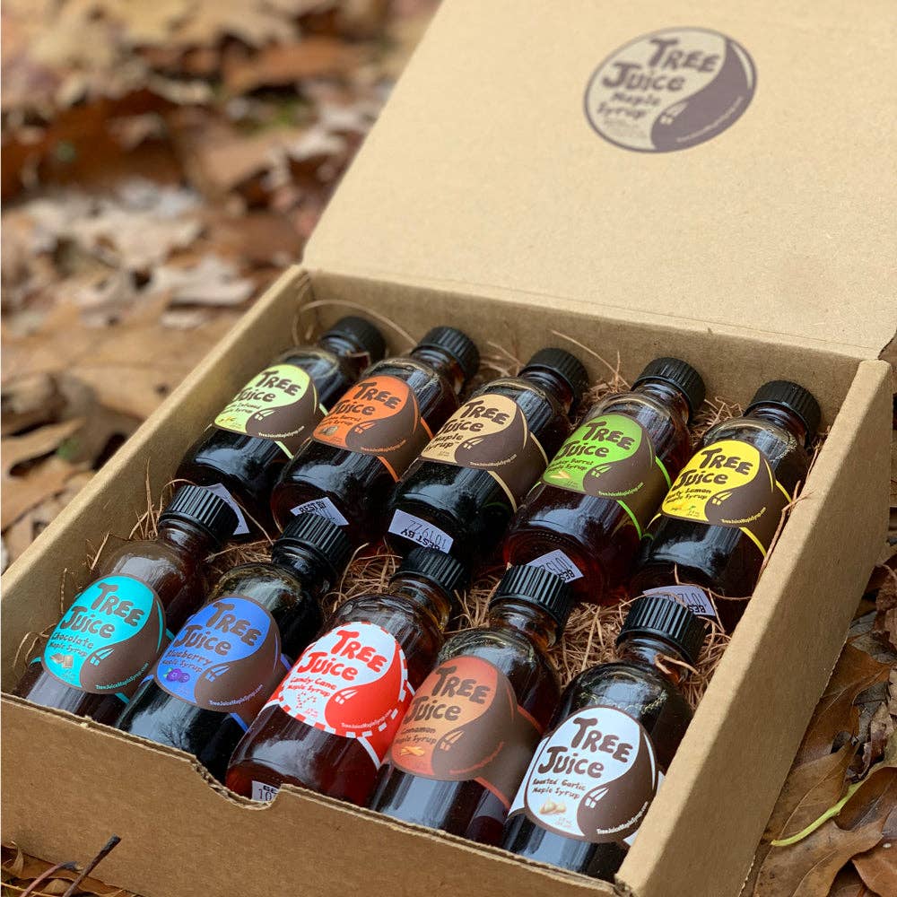 Naomi's Happy Place Shop - Wholesale Maple Syrup - Ten Bottle Mini Variety Pack4