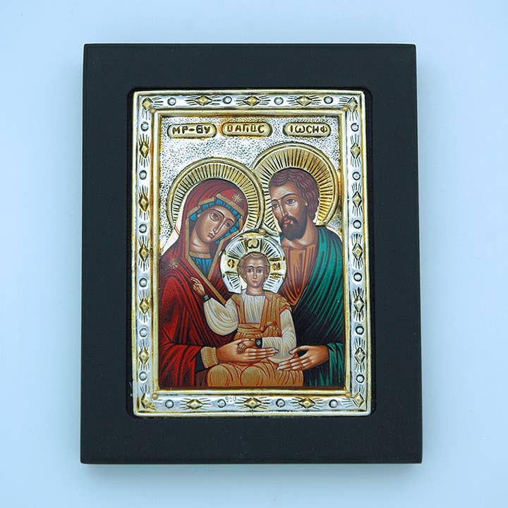 Contreras Designs - Wholesale Religious card - GET202HF- Greek Icon, Holy Family0