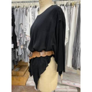 DAIRI - Wholesale Belt - Women's - B108 handmade 100% leather Belt with silver buckle Tan4