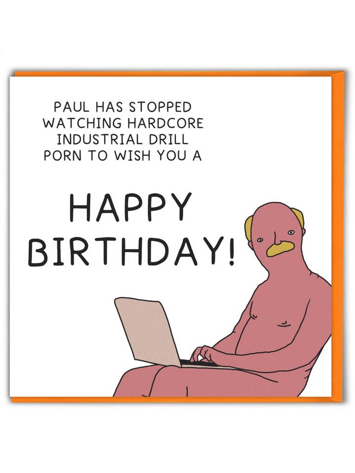 Engraçado Cartão de Aniversário Rude Porno por atacado de Brainbox Candy