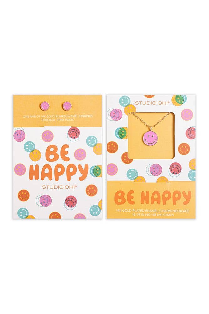 Studio Oh! - Wholesale Pendant/Charm Necklace - Be Happy Good Day Necklace3