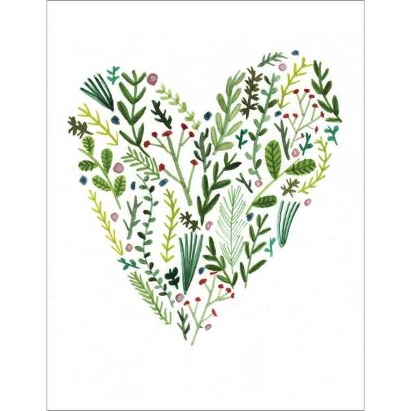 Card-Floral Heart for wholesale by Vevoke