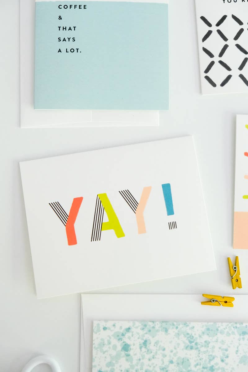 Joy Paper Co. – wholesale Vardagliga hälsningskort – Yay Kort2