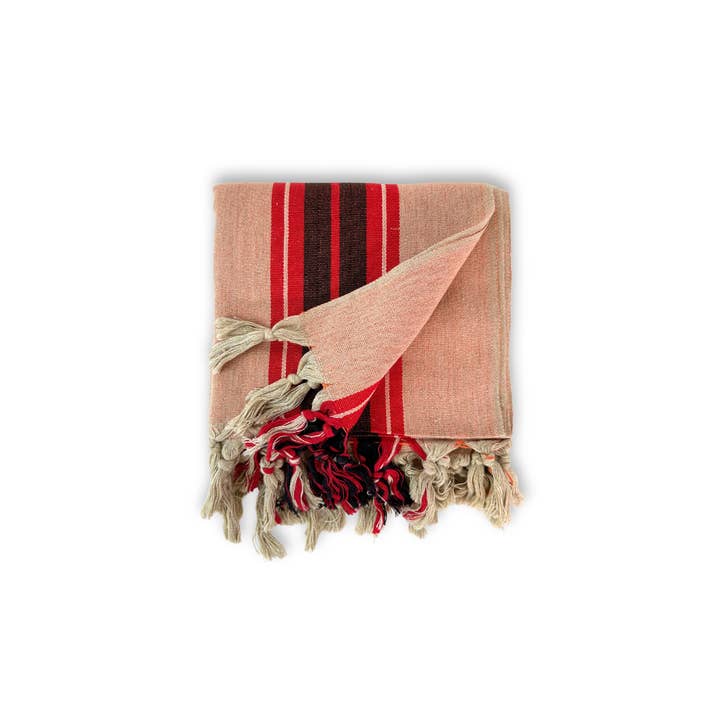 Buld&Co. - Wholesale Beach Towel - VERA Striped Turkish Towel, Peshtemal Cotton Beach Towel1