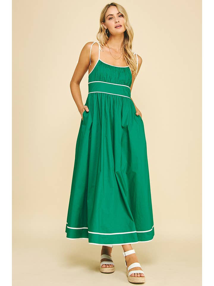 PINCH - Wholesale Dress - Women's - CONTRAST STRAP MAXI DRESS - 5828D6