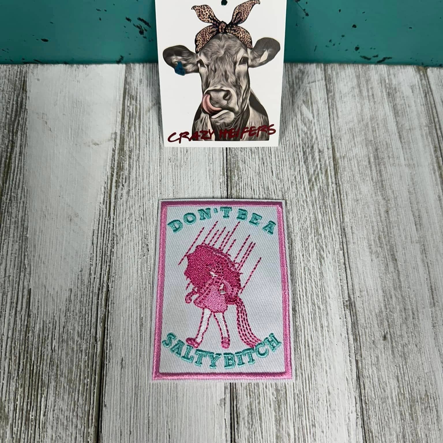 Crazy Heifers Wholesale - Wholesale Patch - Embroidered Statement Patches-Iron on V43
