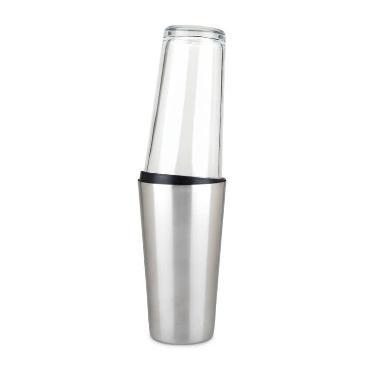 TRUE - Wholesale Cocktail Shaker - Barkeep Boston Shaker w Stainless Steel Tin and Mixing Glass