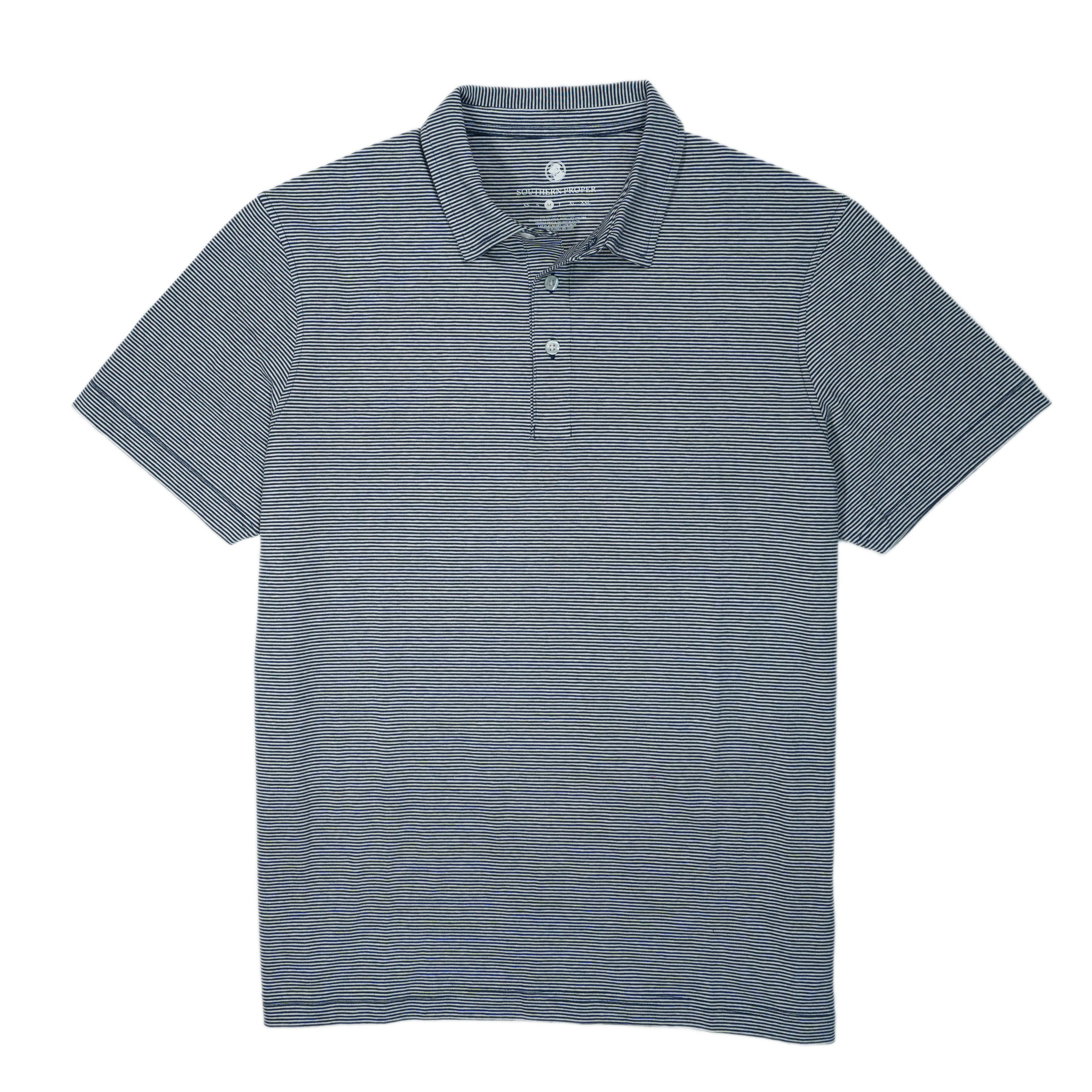 Southern Proper - Wholesale Polo - Men's - Tensaw Stripe Polo6