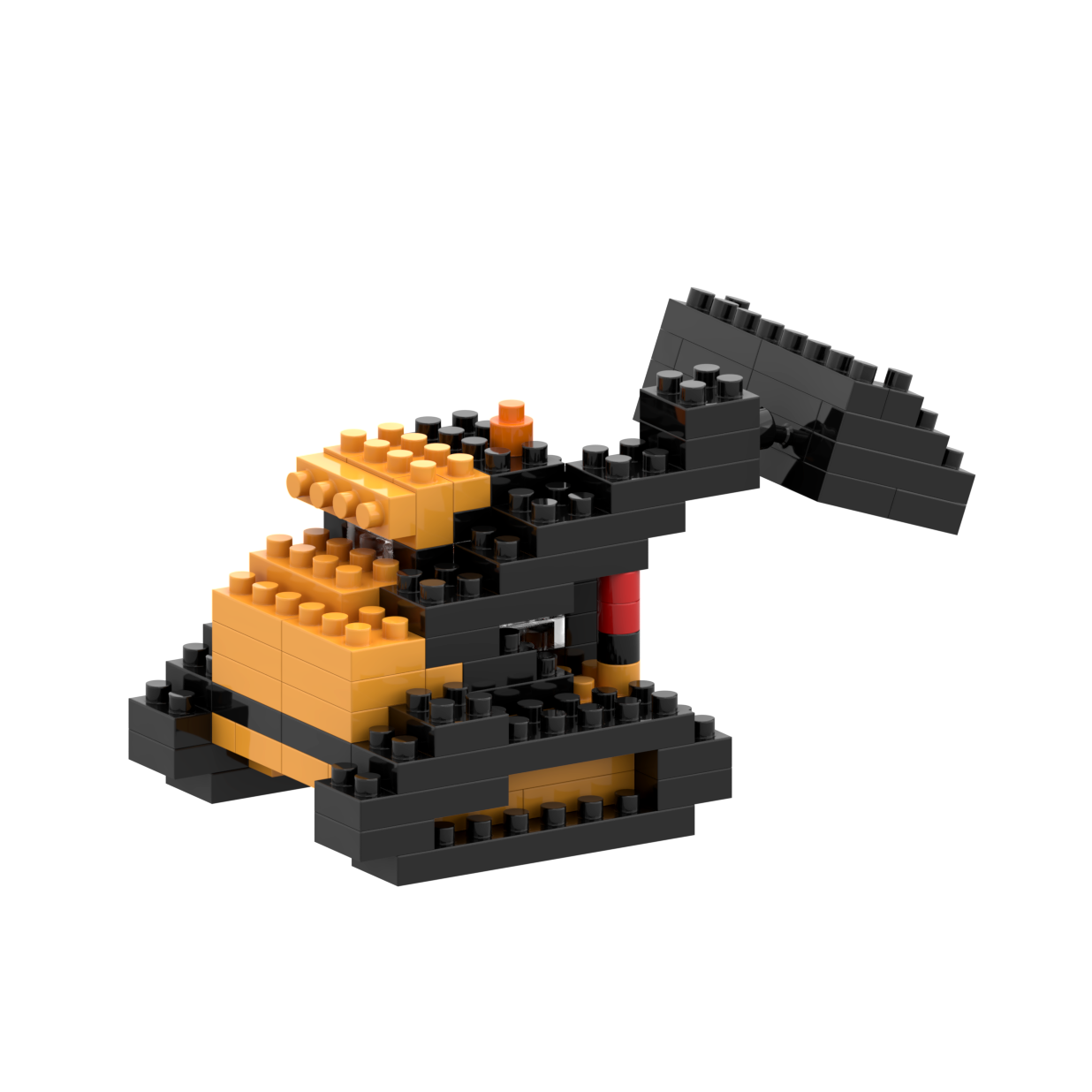 Brixies - Wholesale Build-a-Toy - Kids - JCB compact loader1