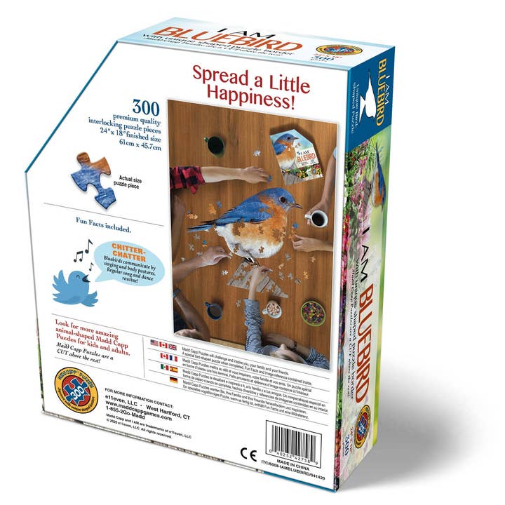 Madd Capp Games & Puzzles - Wholesale Puzzle - Adult - I AM Bluebird 300 piece jigsaw puzzle - gift2