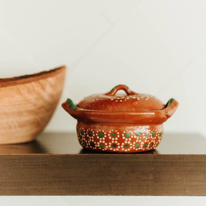 Once Upon A Vela - Wholesale Jar/Filled Candle - Toasted Pumpkin Spice - Mexican Cazuelita Candle 13 oz.2