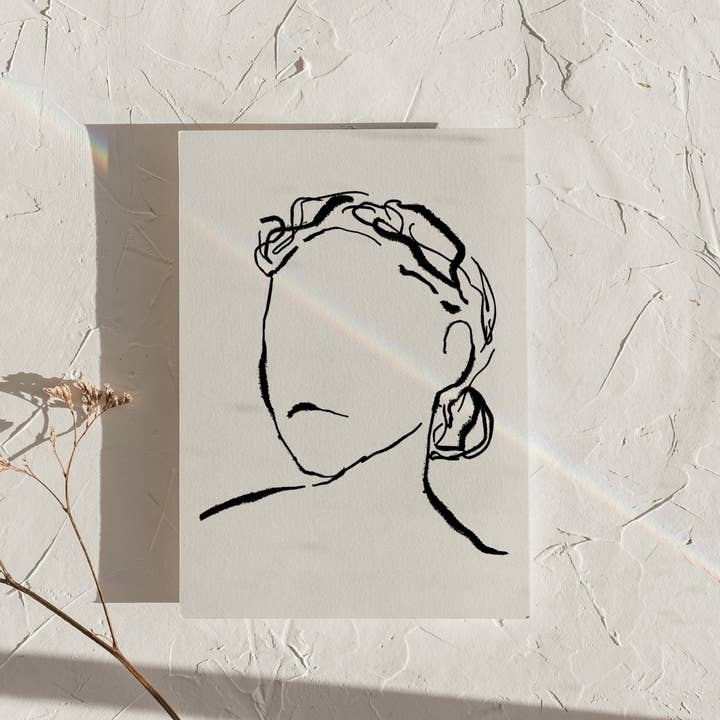 Abstract Face Print for wholesale by LXR CREATE