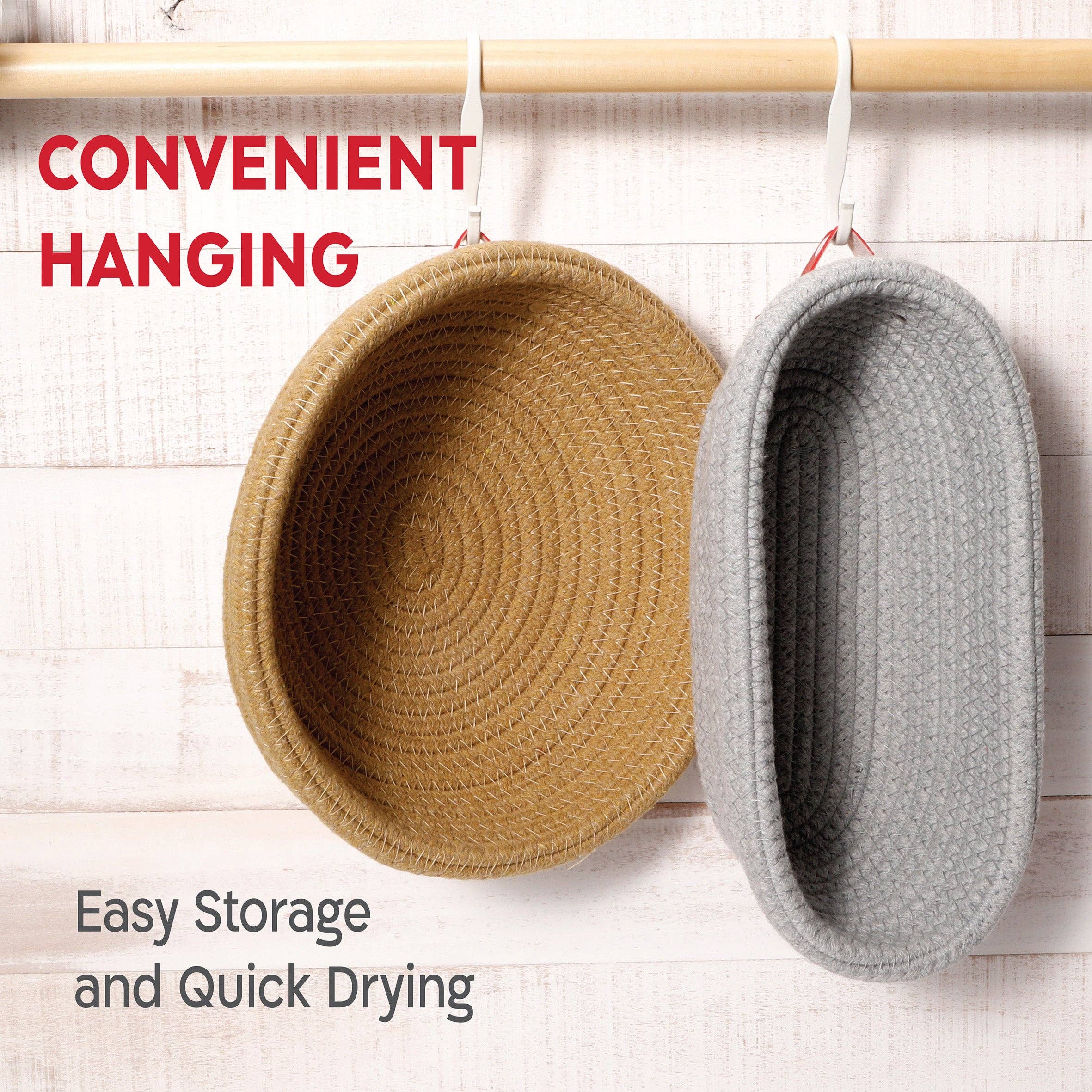 KneadAce - Wholesale Bread Pan - Oval & Round Cotton Rope Proofing Baskets6