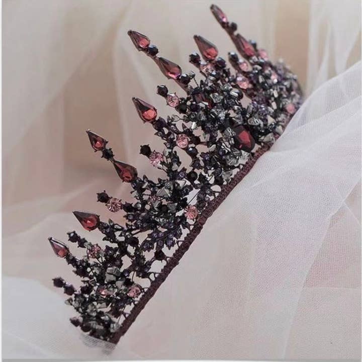 Happy Dream Gifts - Wholesale Tiara - Women's - Purple Gothic Crowns, Vintage Queen Tiara for Wedding Prom