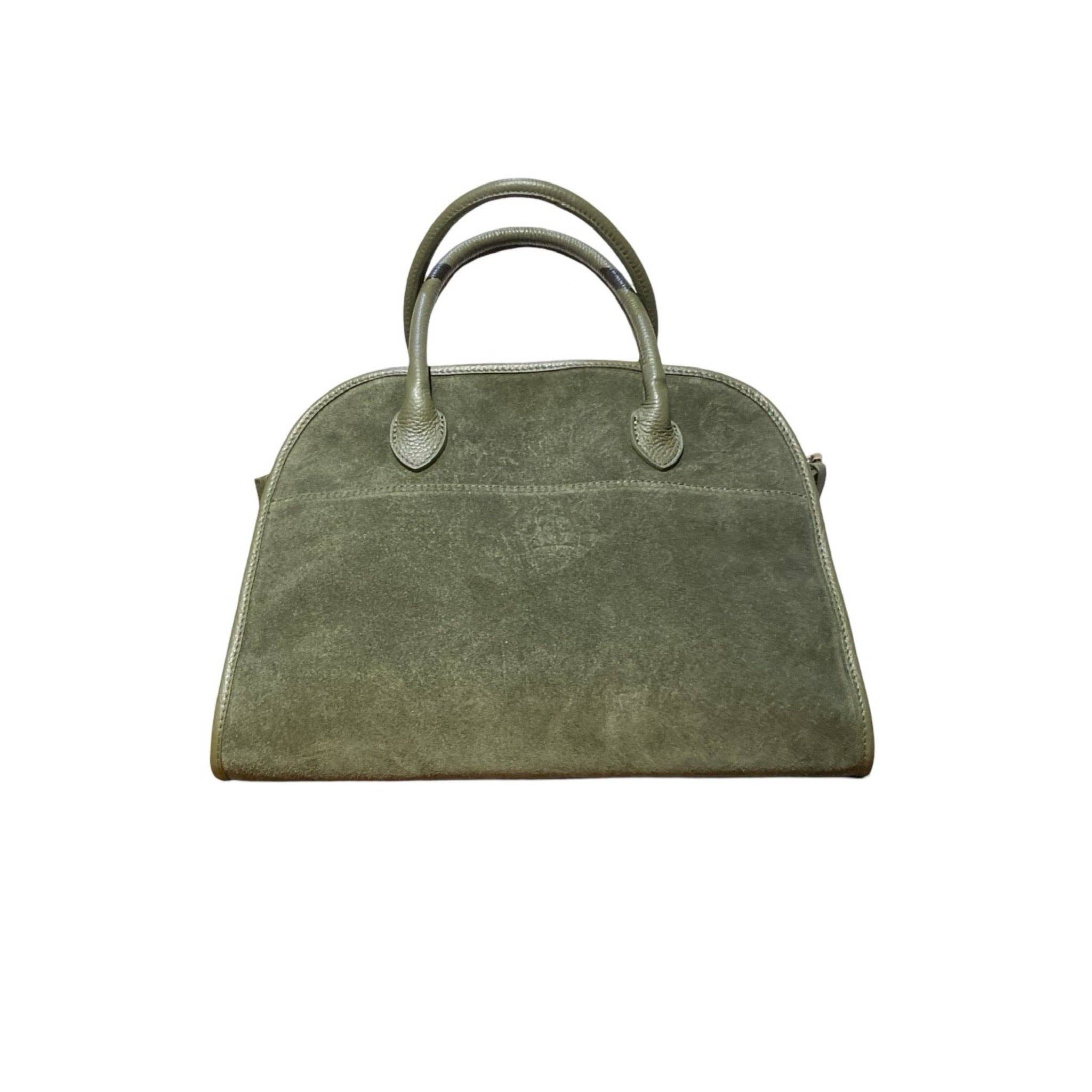 Louisa lee - Wholesale Top Handle Bag - Women's - BENNIE SUEDE LEATHER SHOULDER BAG4