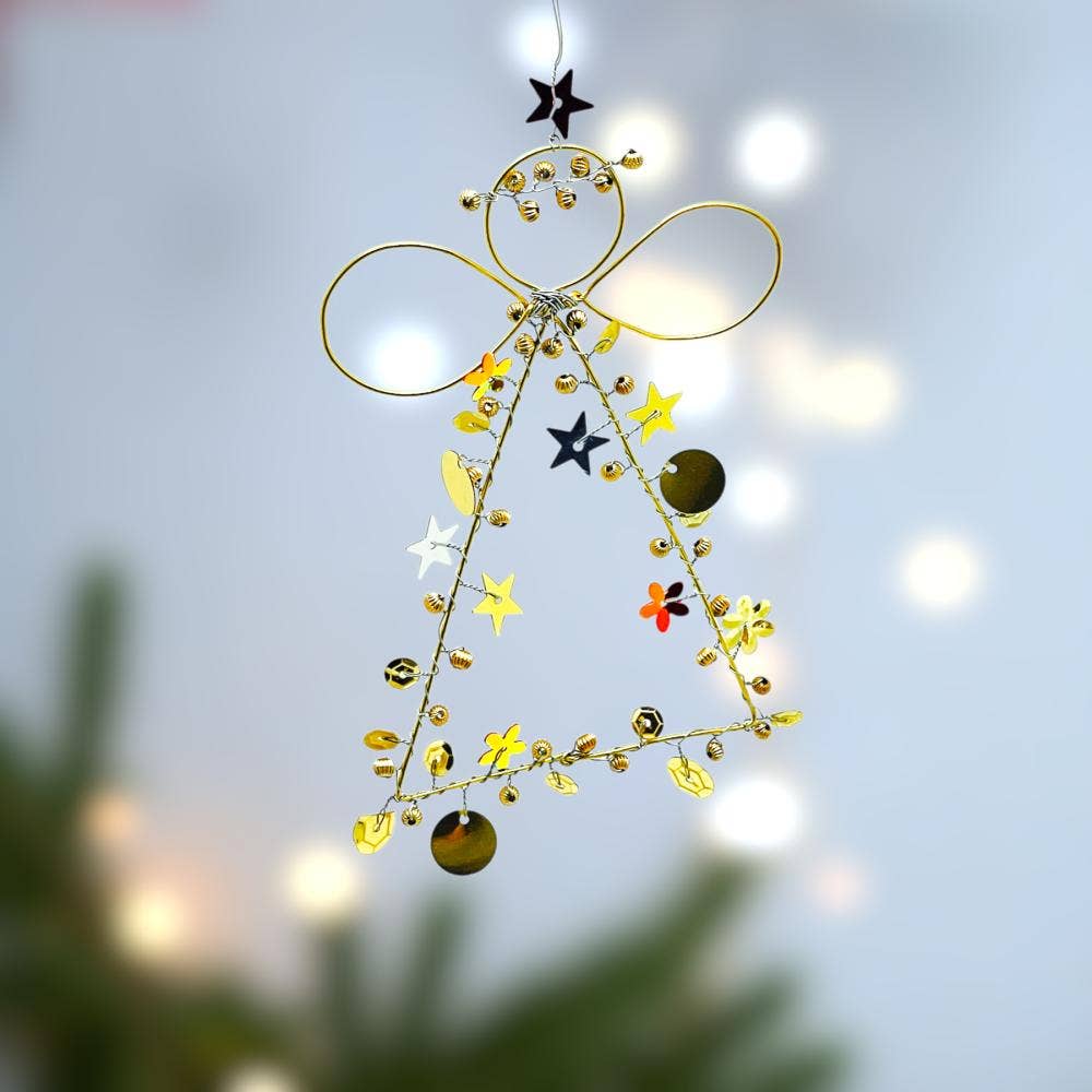 NOÏ Hamburg - Wholesale Ornament - Decoration SPARKLE Angel gold 122