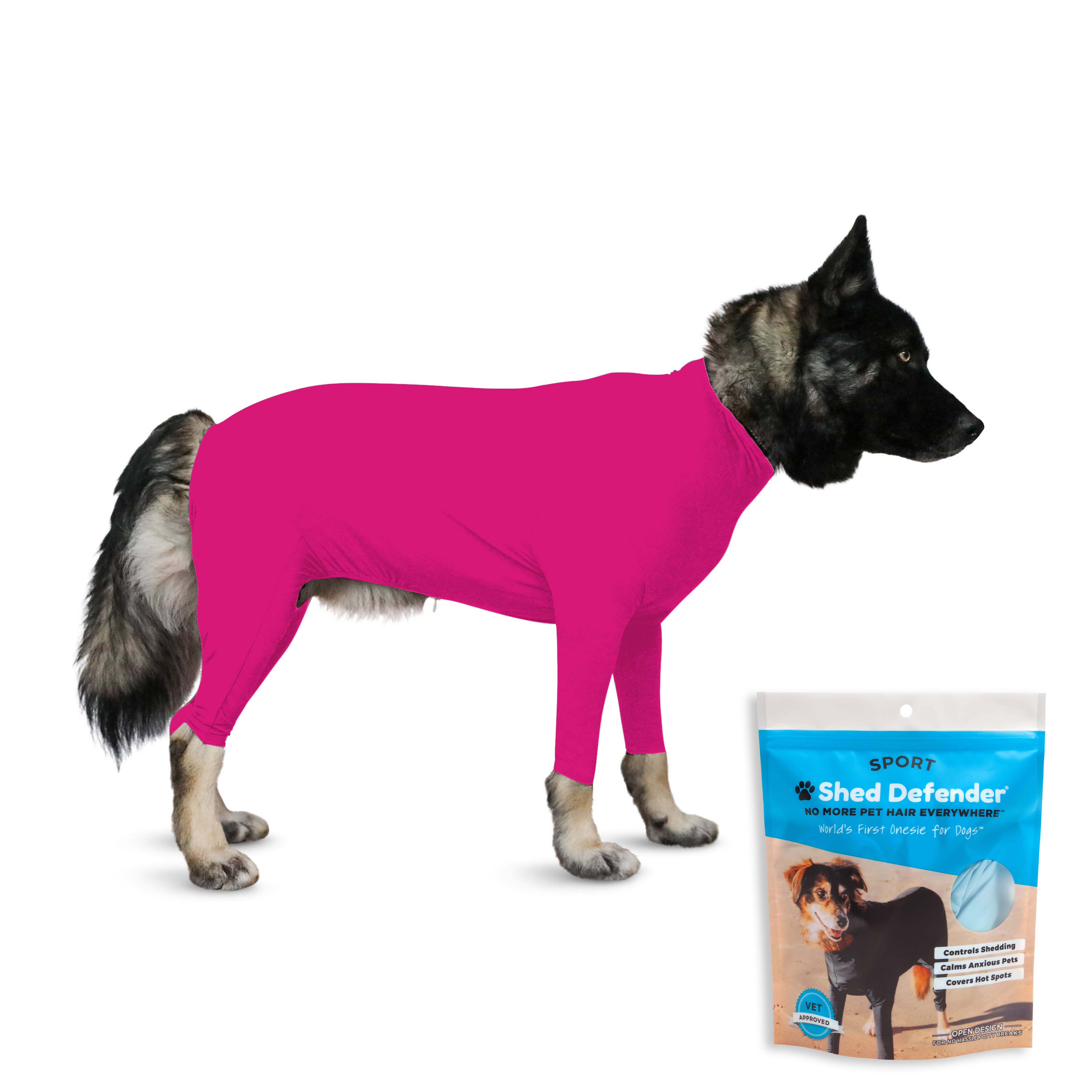 Shed Defender - Wholesale Pet Bodysuit - Cat/Dog - Shed Defender® Sport Dog Onesie - Shedding Bodysuit15