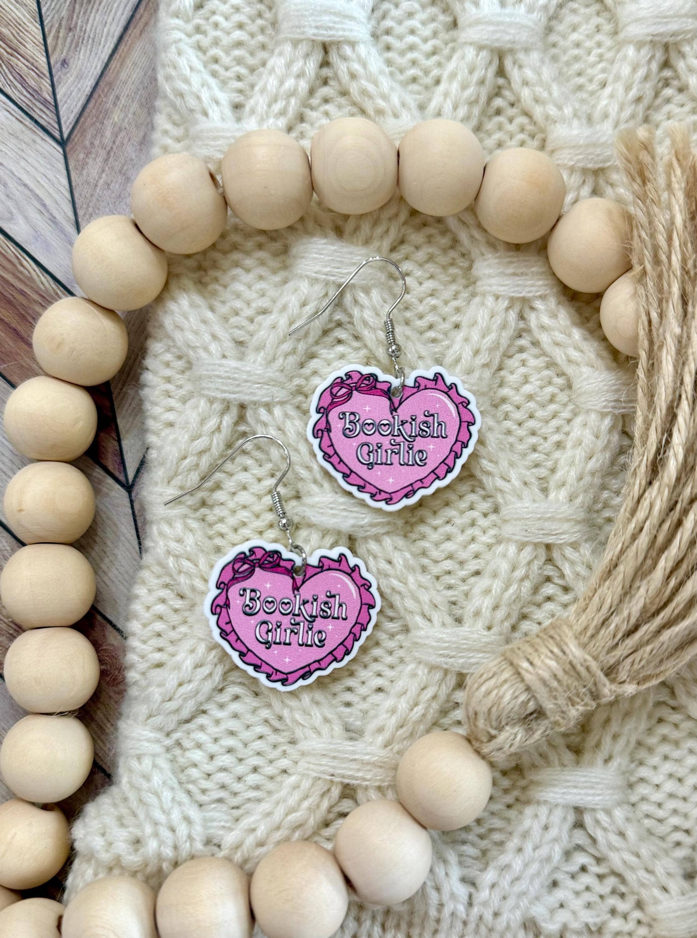 Briar layne - Wholesale Dangle Earrings - Bookish Girlie Book Club Reading Booktrovert Earrings3