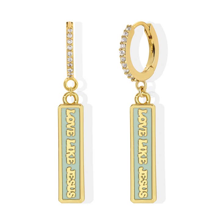 Pendiente Love Like Jesus para venta al por mayor de Jewelmint