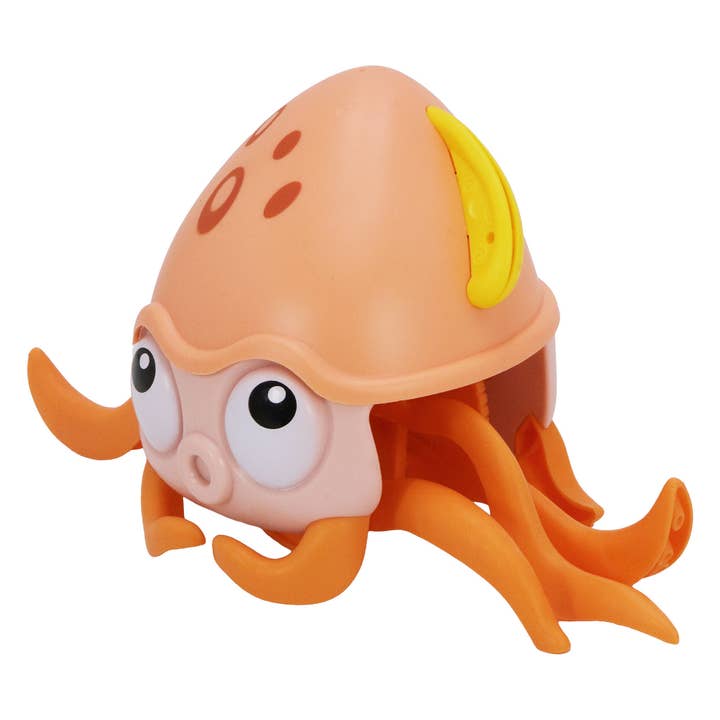 ASSORTED Cute Squid Wind-up Swimming Crawling Baby Bath Toy for wholesale on Faire17