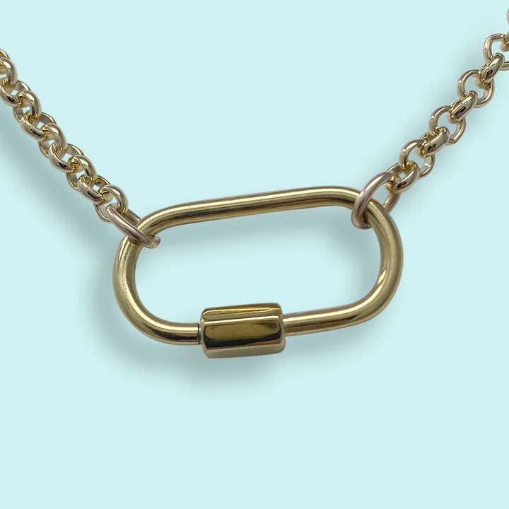 Carabiner Necklace for wholesale by Ornamental Things