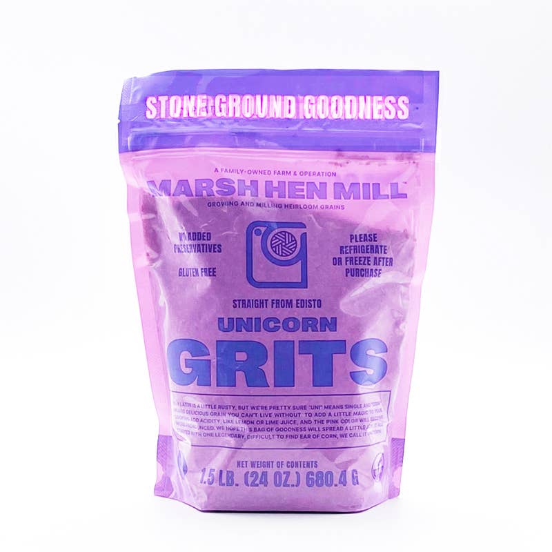 Marsh Hen Mill - Wholesale Grits - Unicorn Grits 1.5 lb (12 Pack Case)1