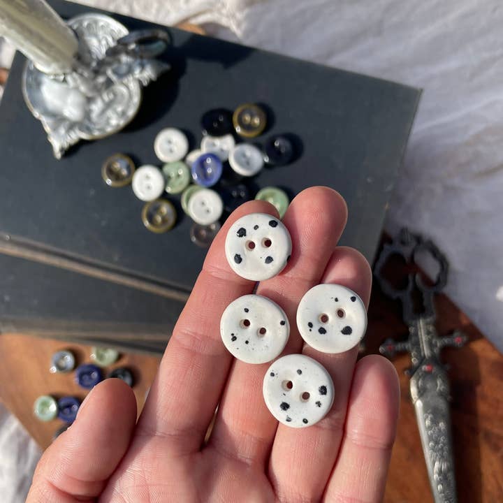 Silver Beast Studio - Wholesale Sewing Button/Snap - 18mm Original Buttons (Set of 5)