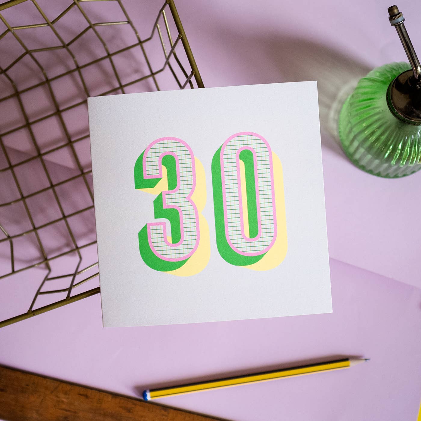Betiobca - Wholesale Birthday Card - 30th Birthday Card – Bold Typographic Design1
