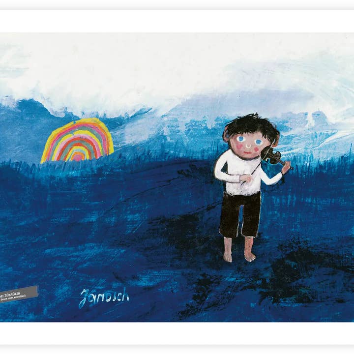 Janosch origineel motief – De Josa met de toverviool voor wholesale door BUCHPOSTER