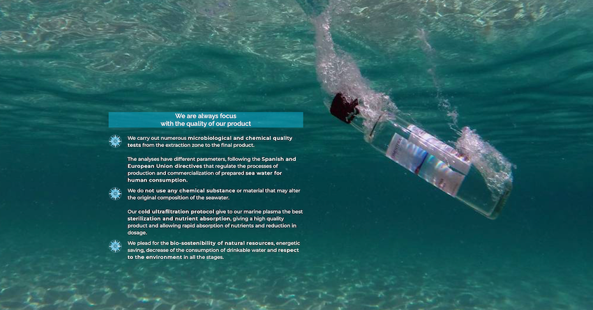 Ancient Purity - Vente Supplément oral/vitamine - Eau de plasma marin hypertonique | Eau de mer structurée6