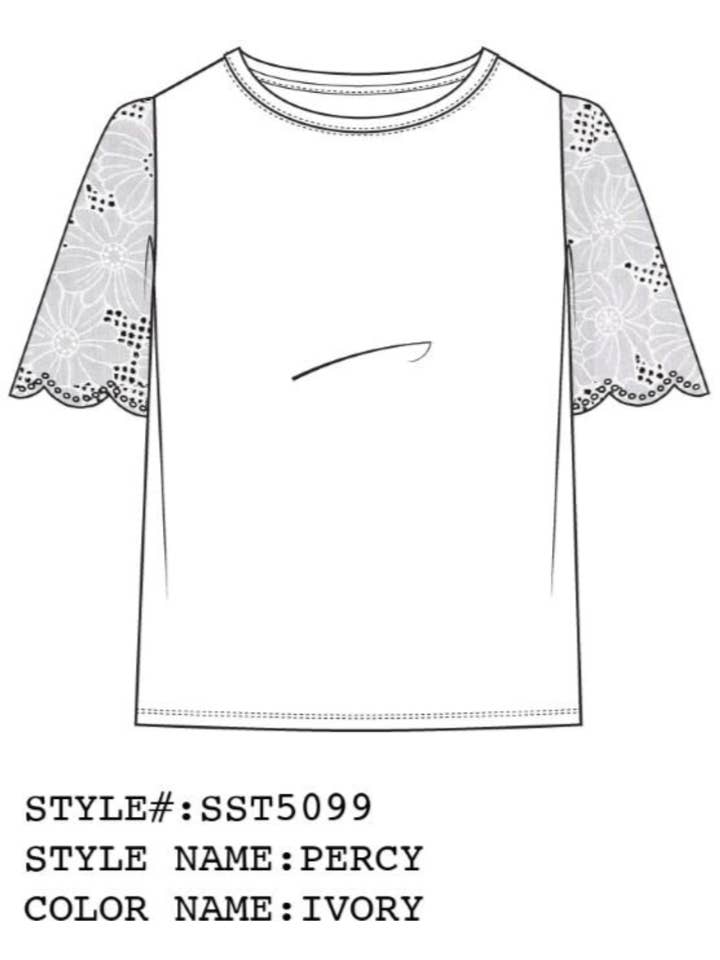 Beach Lunch Lounge - Wholesale T-Shirt - Women's - PERCY - SST5099