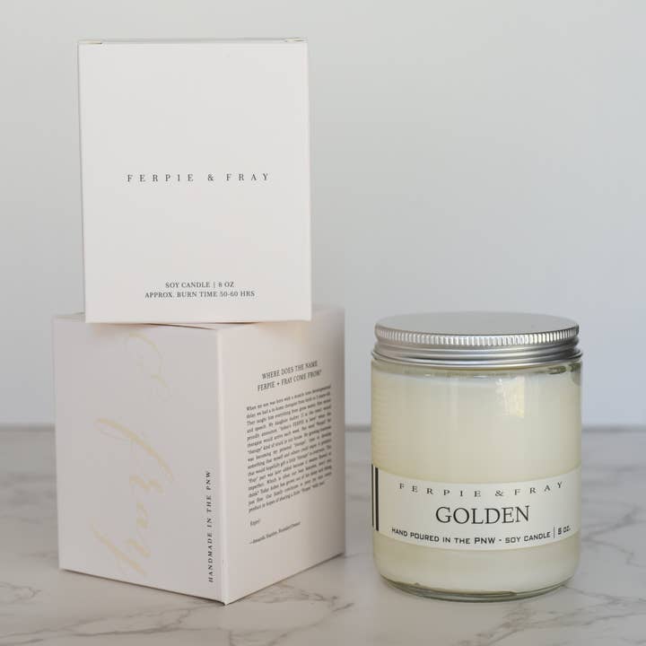 Ferpie + Fray - Wholesale Jar/Filled Candle - Golden6