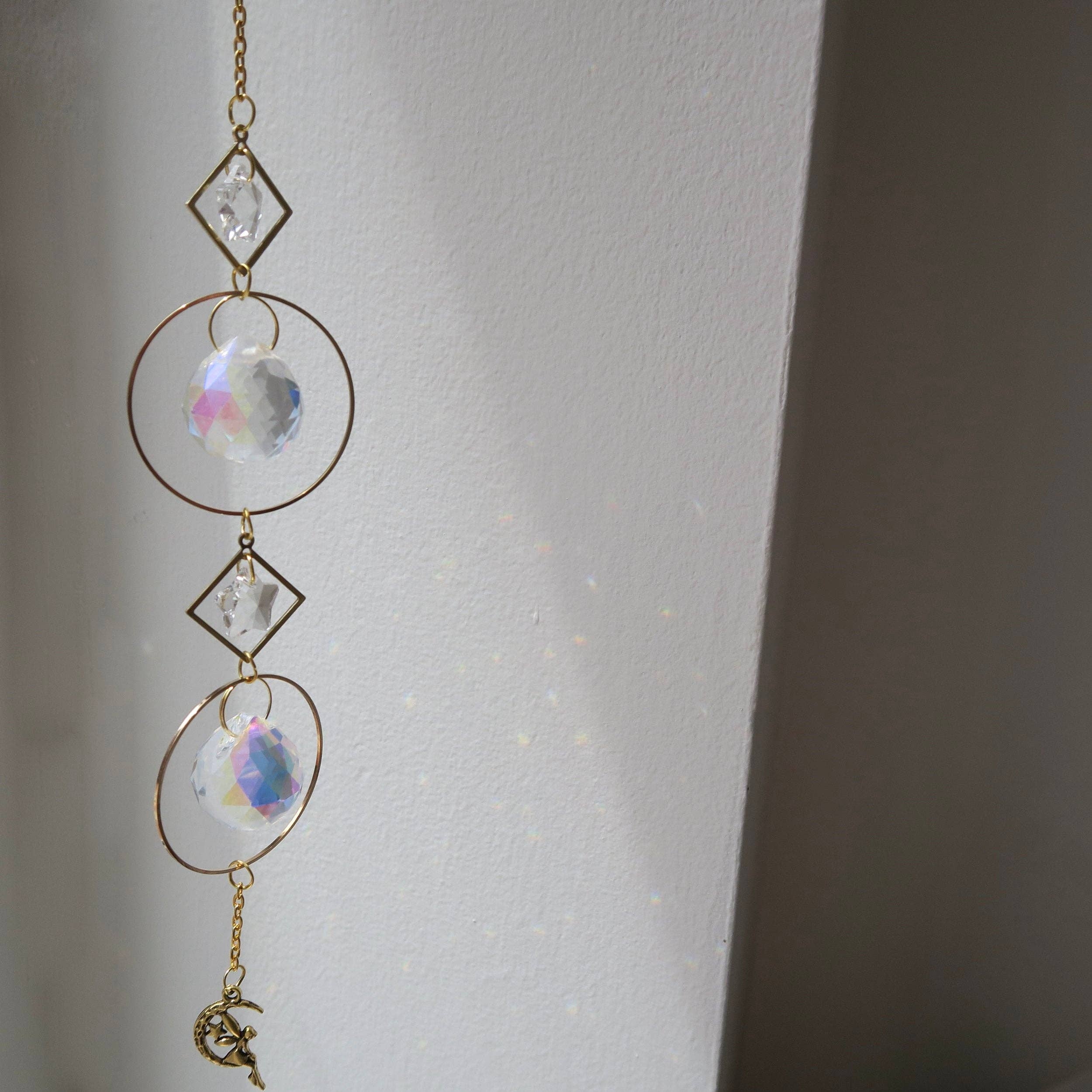 ASCEND - Wholesale Suncatcher - Delicate Fairy + Star Crystal Suncatcher1