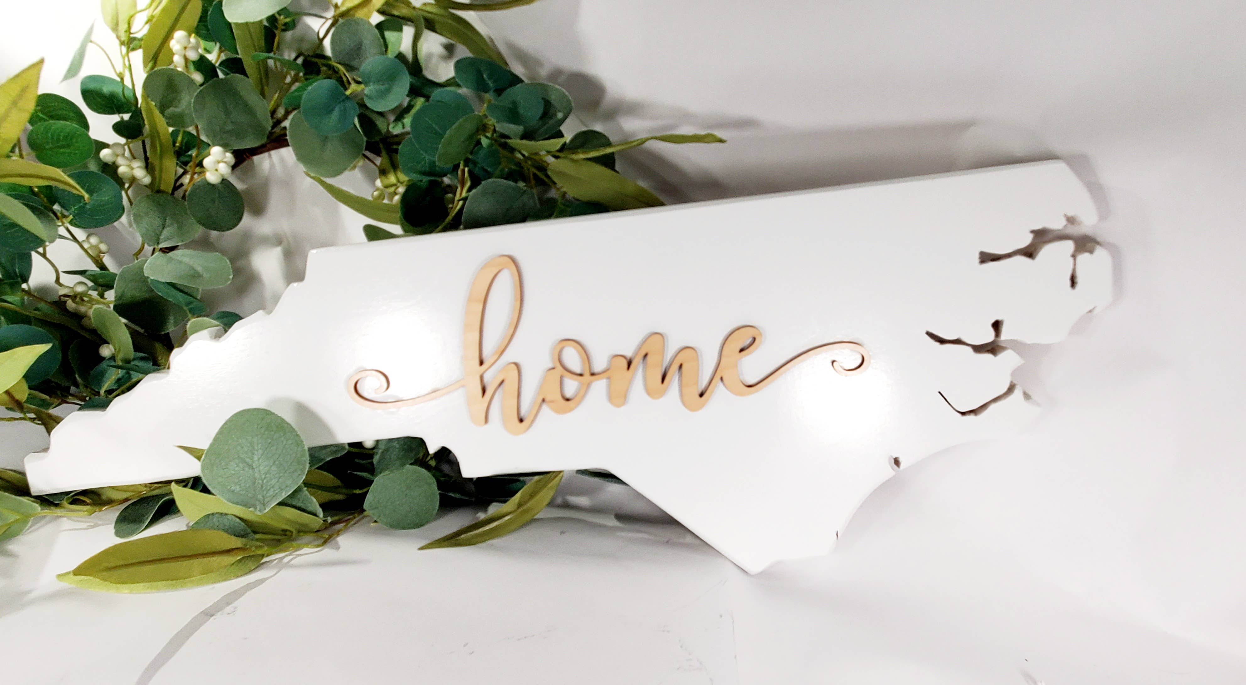 Cul de Sac Critters - Wholesale Wall Accent - 2ft Custom Town or home, North Carolina State Solid wood3