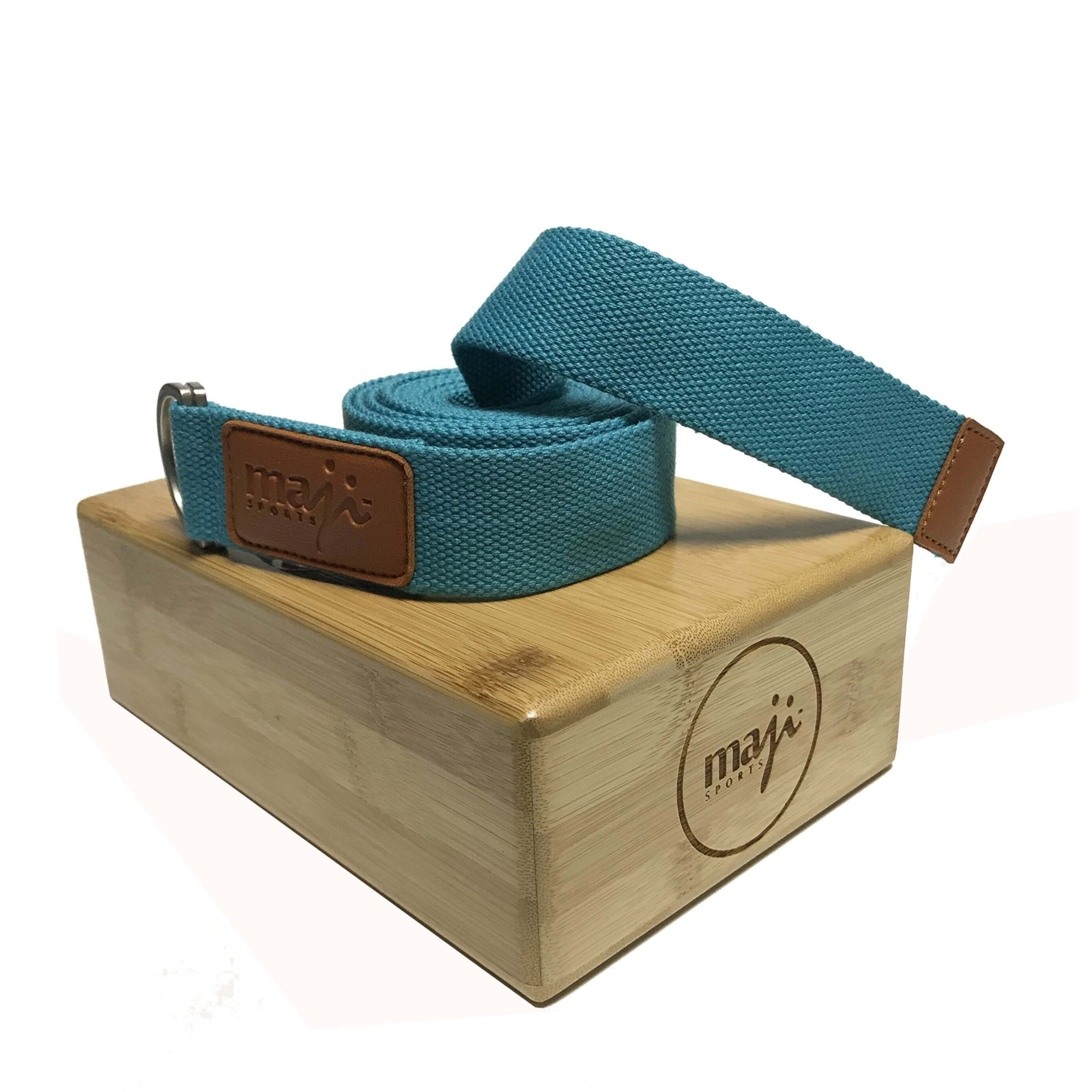 JupiterGear - Wholesale Yoga Strap/Band - Maji Sports Bamboo Yoga Block & Strap Combo13