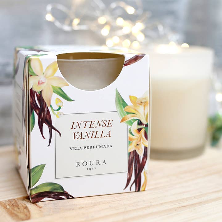 6 candele in vetro satinato, vaniglia, 75 x 70 mm per la vendita all'ingrosso da parte di Ethike.eu