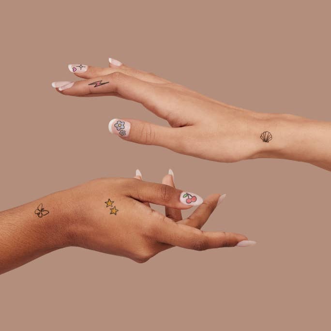 INKED by Dani - Wholesale Nail Art/Decal - Pastel Magic Nail Art Temporary Tattoo Pack