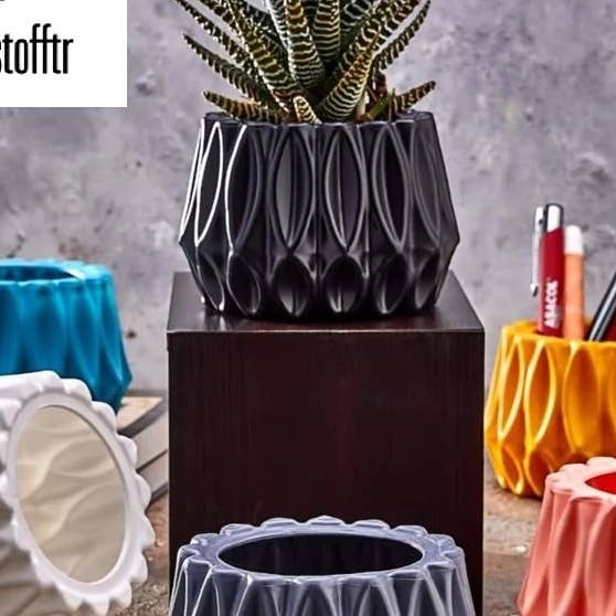 30 sets van 2 paar onbreekbare sierprisma-plantenpotten voor wholesale door TAHACAN ÖZER