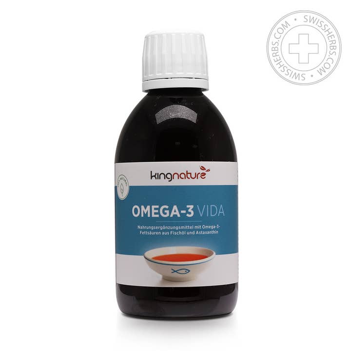 Kingnature Omega-3 Vida - Fischöl mit hohem Gehalt für den Großhandel von SwissHerbs Pharma GmbH