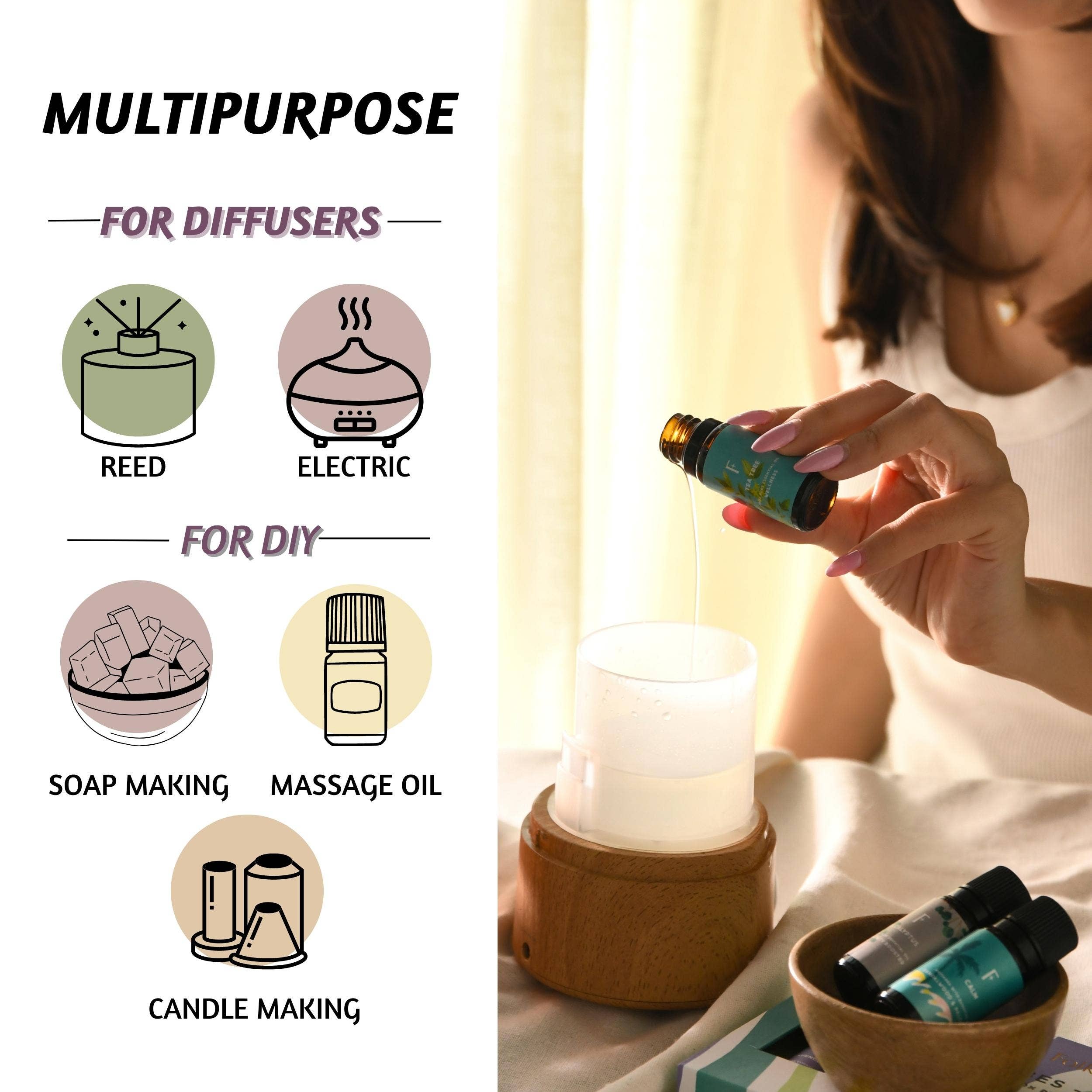 Folkhomes Global Inc – wholesale Eterisk olja – Folkulture Set med 6, 100% rena eteriska oljor - Good Vibes7