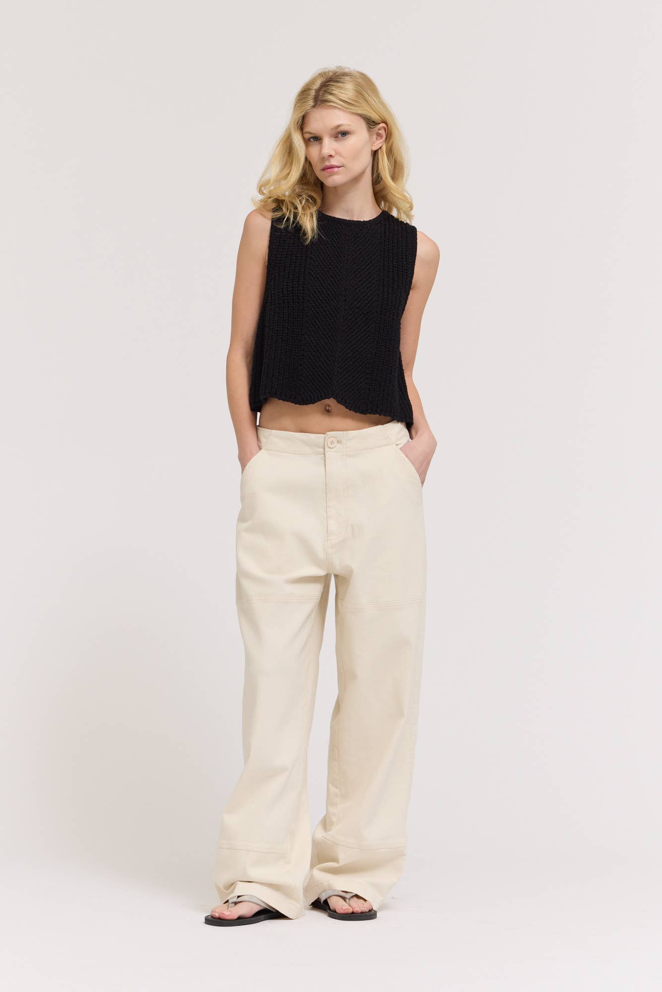 Grade & Gather – Pulôver - Mulher por atacado – 41900 - TOP DE CAMISOLA DE VERÃO2