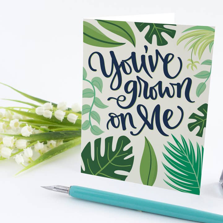 Pedaller Designs - Wholesale Valentine's Day Card - You've Grown on Me Love Card1