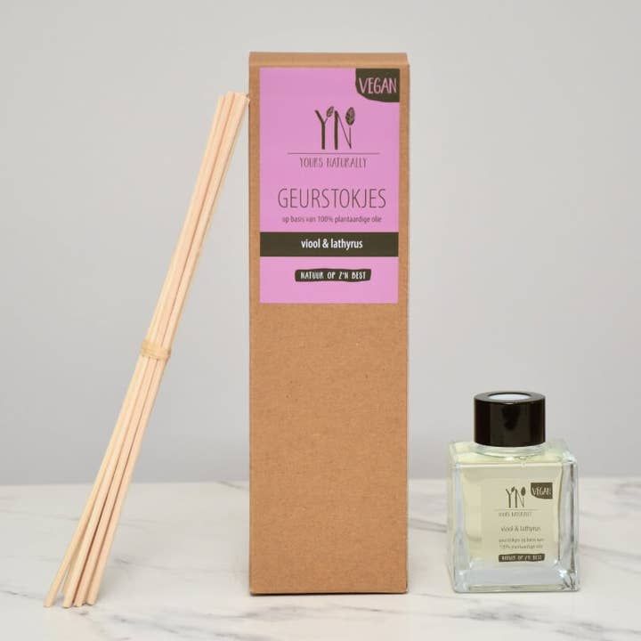 Reed Diffusor Vegan Violett & Wicke 100 ml - für den Großhandel von Yours Naturally