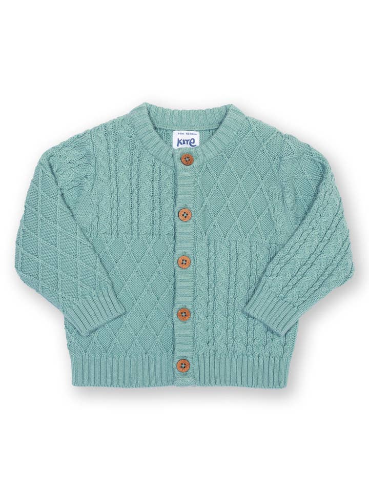 Mon premier cardi soft aloe pour la vente par Kite Clothing