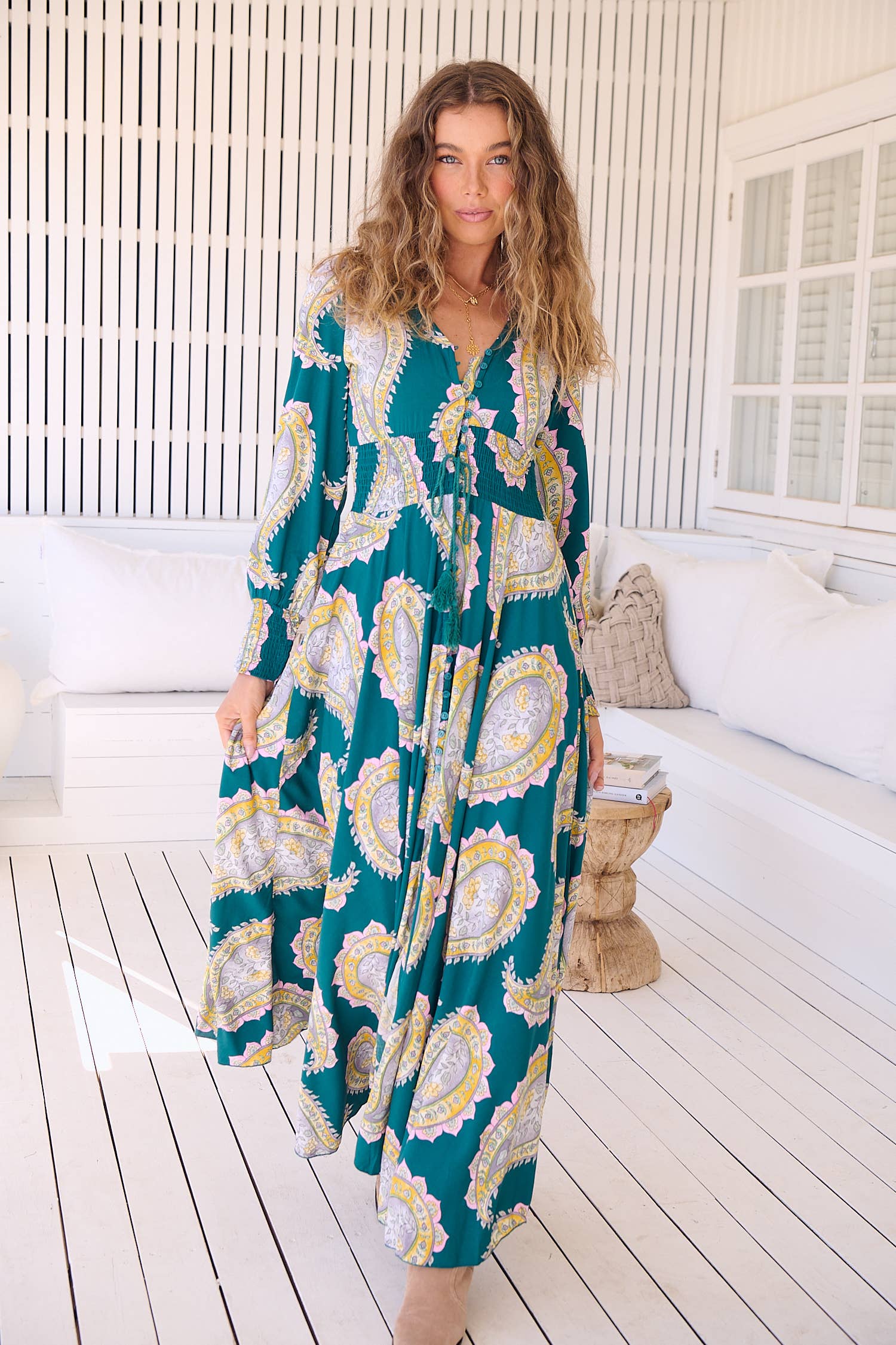Jaase - Wholesale Dress - Women's - MAHALA PRINT INDIE MAXI2