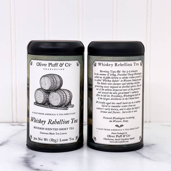 Oliver Pluff & Company – Großhandel Loser Tee – Whiskey Rebellion Teedose, Feiner Tee, 3 oz2