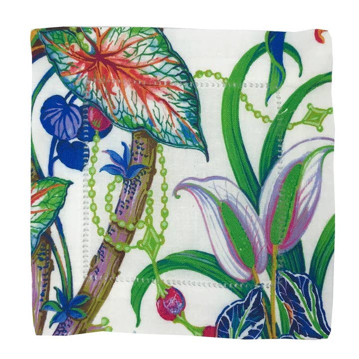Nicolette Mayer Collection - Wholesale Dinner & Cloth Napkin - Amazonia Classic 6"X6" Cocktails Napkins, Set Of 4