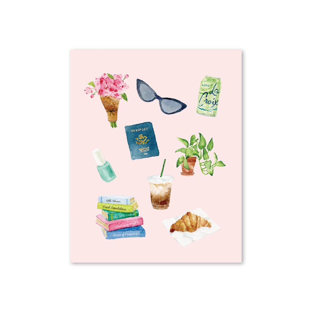 Kathryn Voss Design - Wholesale Art Print - Favorite Things1