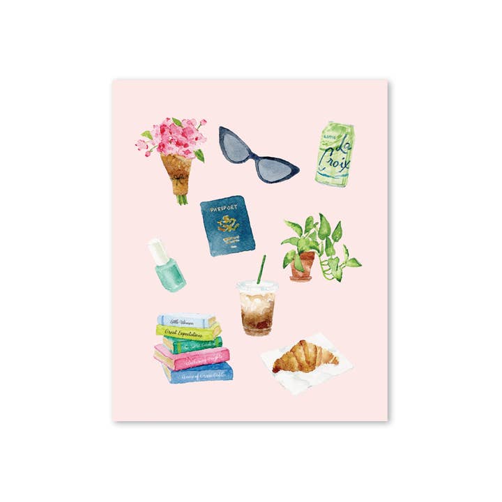 Kathryn Voss Design - Wholesale Art Print - Favorite Things1